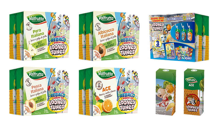 _gamma Looney Tunes brik 6 x 200 ml