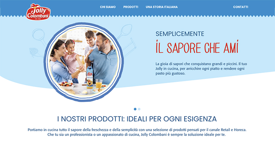 Sito Web Jolly Colombani